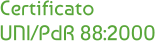 Certificato  UNI/PdR 88:2000